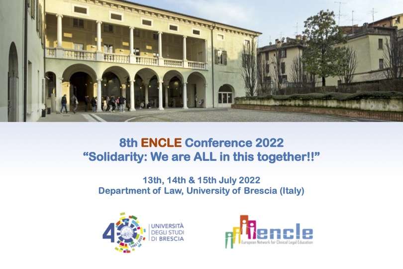 REGISTRATIONS ARE OPEN: 8th ENCLE Conference 2022 on 13-15 July 2022 @ Brescia (Italy)